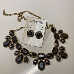 Francesca’s Collections- Statement Necklace and Earrings Set